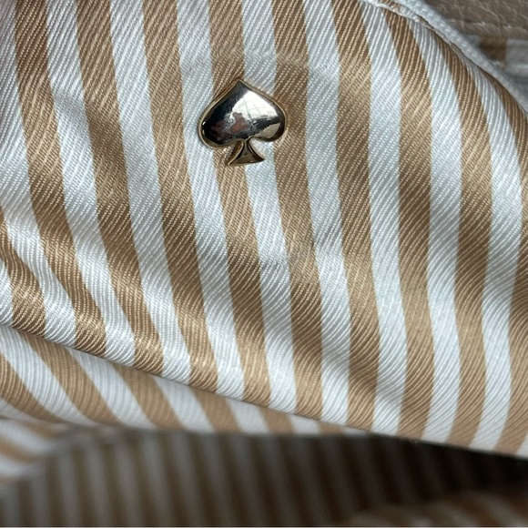 Kate Spade Large Tote Shoulder Bag with chain handles. Cream  color - Picture 13 of 16